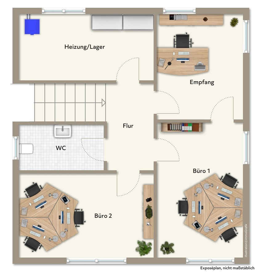 Büroetage mieten Horhausen VBH-500 ImmoGrafik