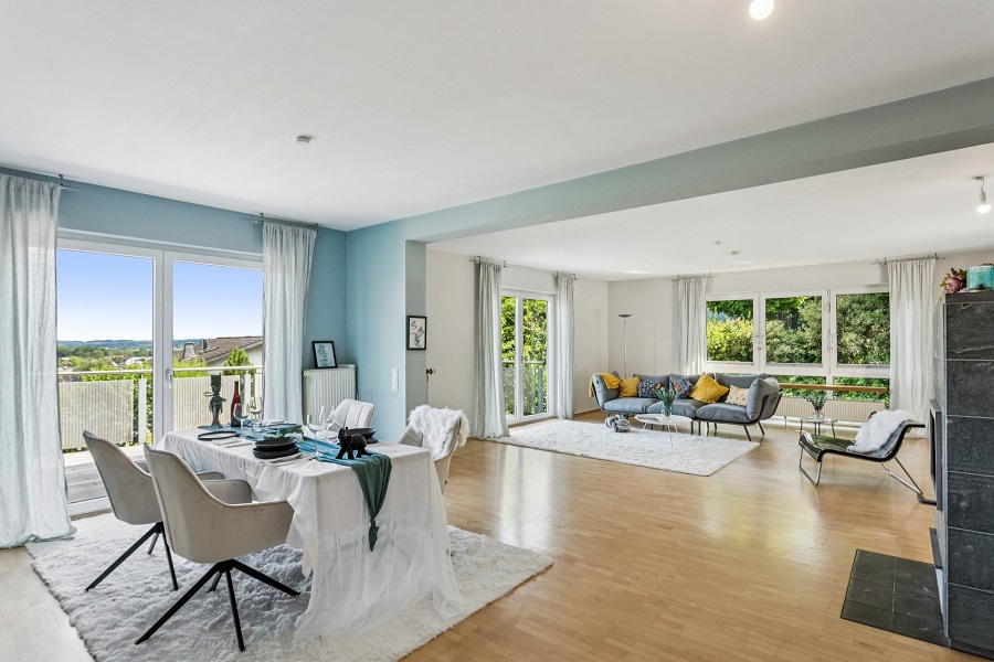 Haus kaufen Königswinter Stadtteil MVI-847 Wohnzimmer mit Ausblick