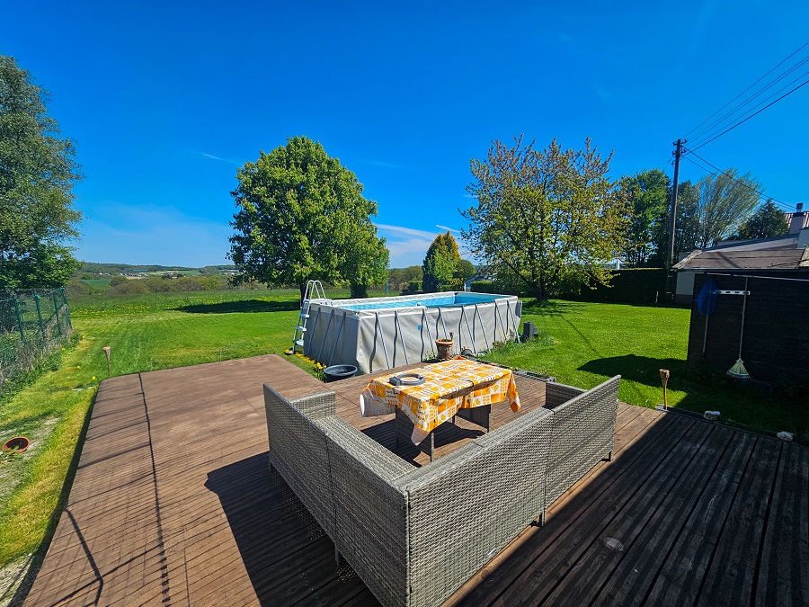 Bungalow kaufen im Ortsteil von Asbach  AKA-298  Schwimmbad Terrasse