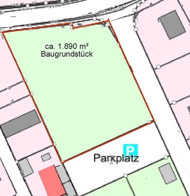 Baugrundstück im Wiedbachtal kaufen GLD-180 Lageplan