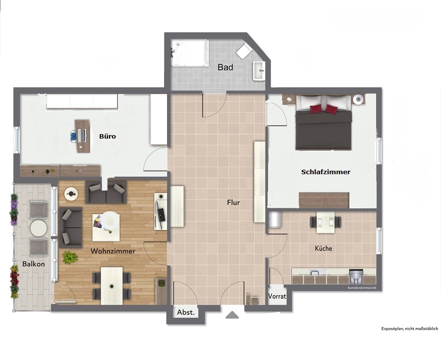 Eigentumswohnung kaufen Bonn-Beul EJB-227  immoGrafik