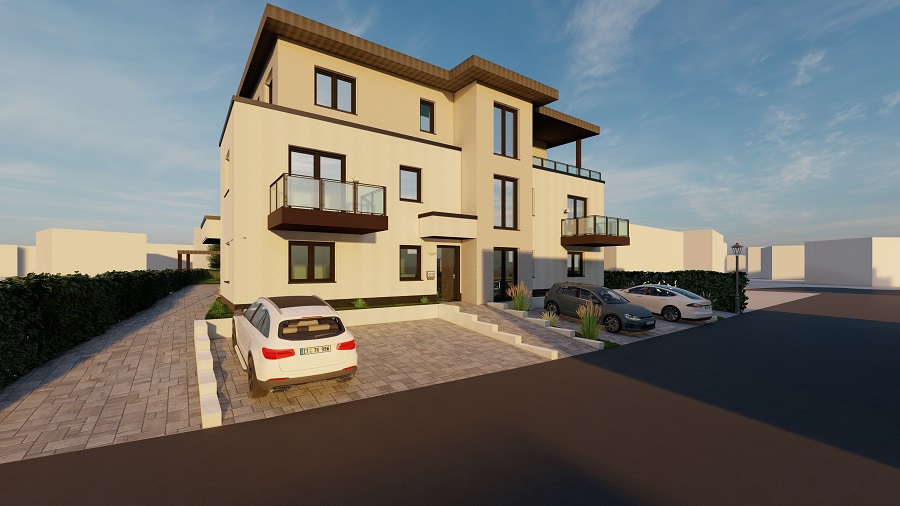 Neubau-Eigentumswohnung im Obergeschoss kaufen Horhausen - Erstbezug! RBH-392 Straße 6