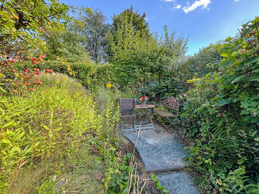 Doppelhaushälfte mieten in Altenkirchen Borod VBB-780 Garten bearbeitet