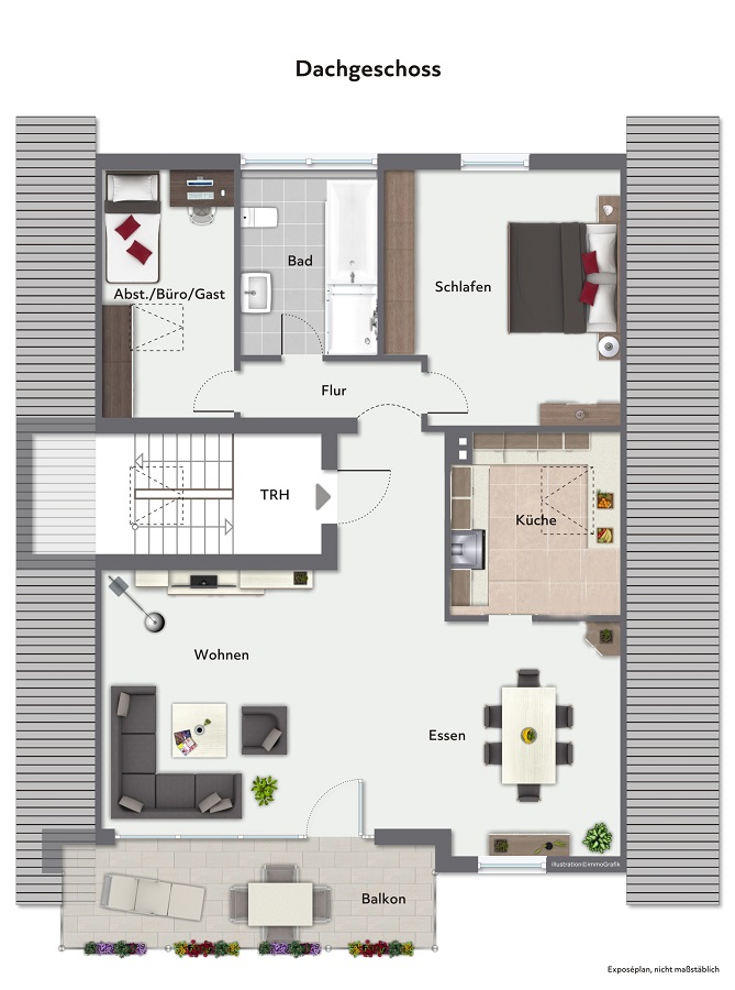 Eigentumswohnung kaufen Unkel 25 Min. Kreuz BN, SU EJU-210 ImmoGrafik bearbeitet