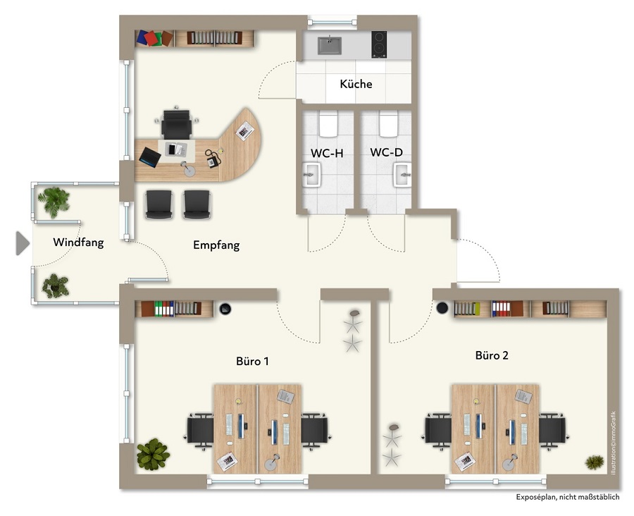 Gewerbeeinheit mieten Oberhonnefeld VSO-528 ImmoGrafik