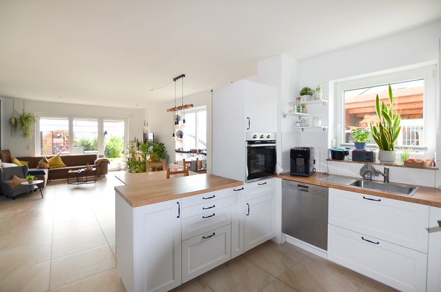 Energiesparhaus - Doppelhaushälfte kaufen in Höhenlage von Linz  KLR-387  Küche-3