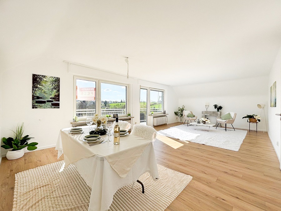 Zweifamilienhaus kaufen in Aussichtslage im Stadtteiul von Könisgwinter TBS-517 F Wohnzimmer